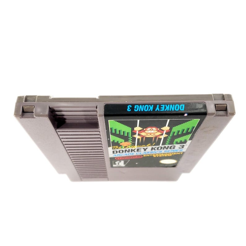The Original Donkey Kong 3 Arcade Classics Series Nintendo NES Authentic Tested image 7