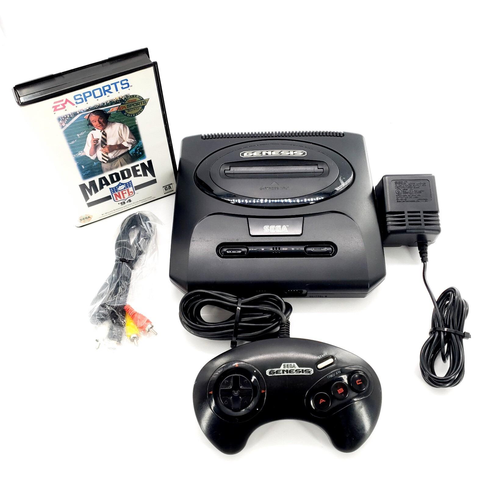 Sega Genesis Model 2 Console Bundle MK-1631 W/ Madden, Controller