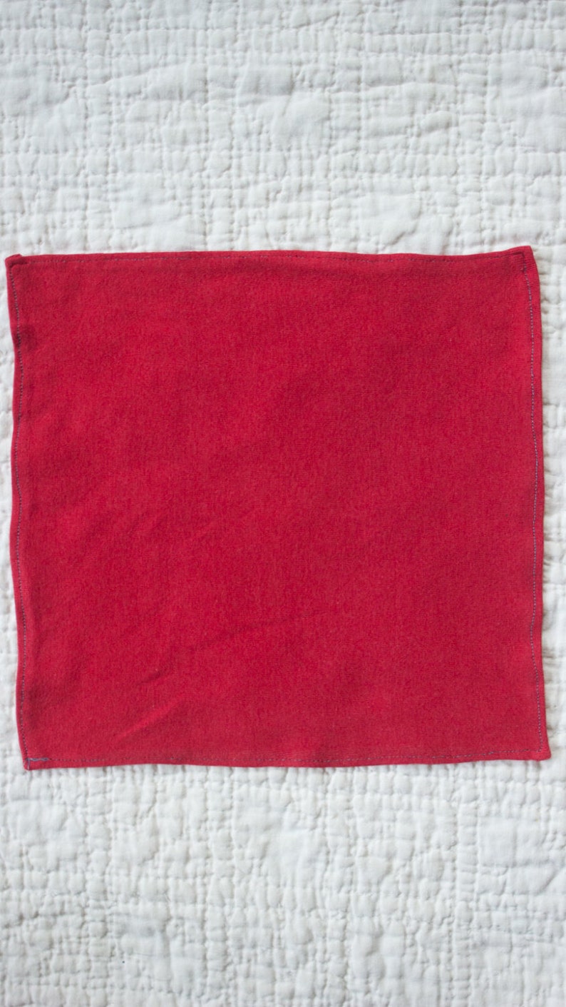 SilkDenim's Schmatta, Rag, Handkerchief Made From 100% Recycled T-Shirts image 5