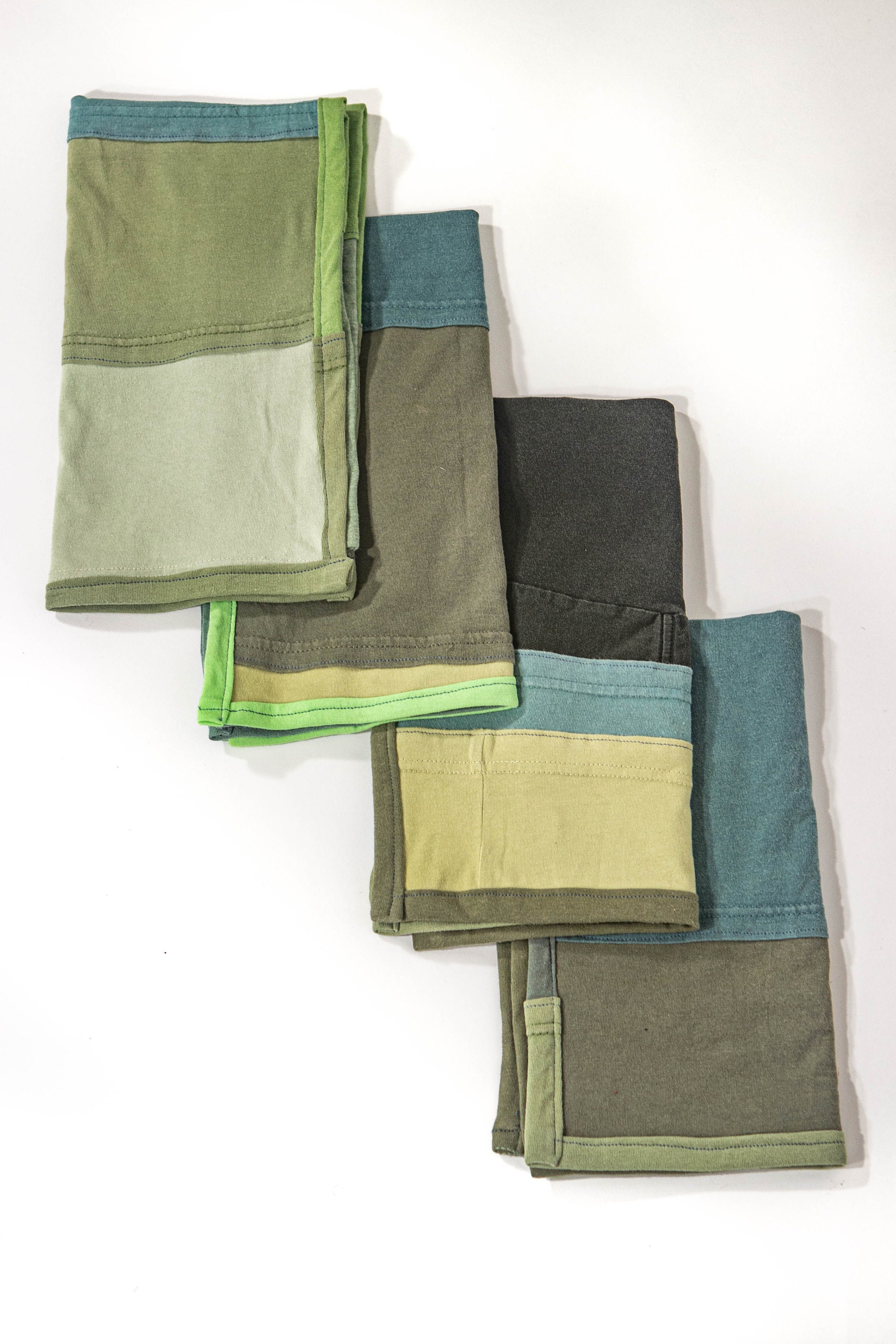 Big Schmatta, Kitchen Bathroom Hand Towel, Set of 2, Recycled Upcycled