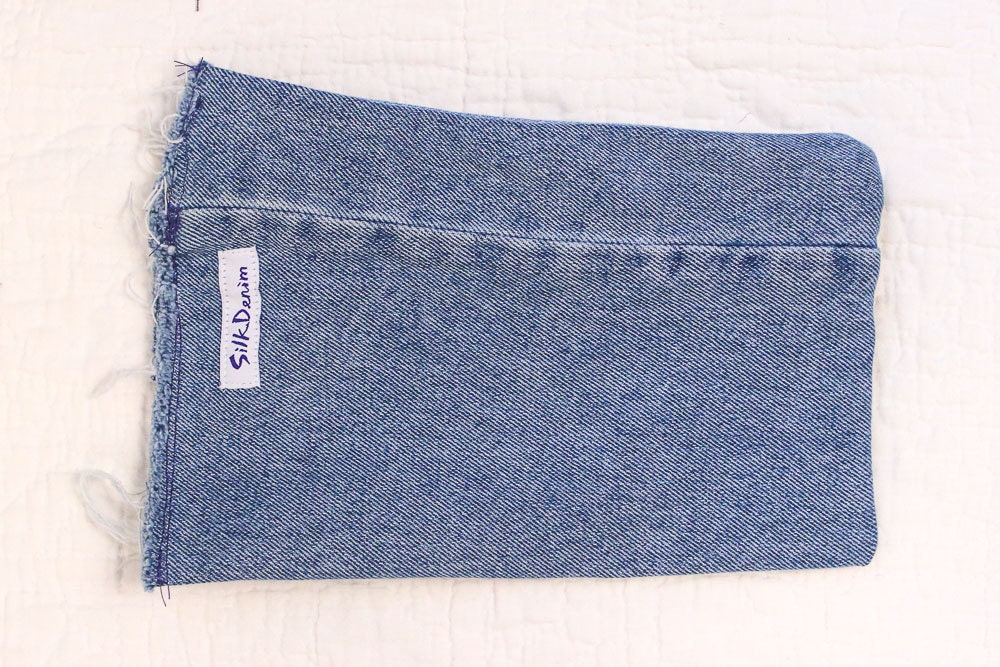 Upcycled Denim Zip Pouch/bag/clutch/purse/wallet All - Etsy