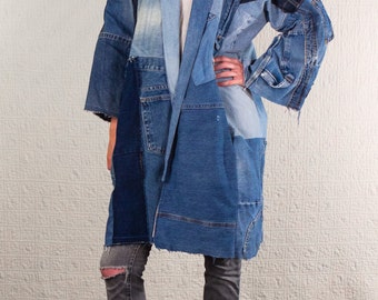 SilkDenim's Oh Yoko Coat Made From 100% Recycled Denim