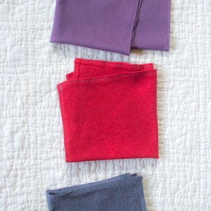 SilkDenim's Schmatta, Rag, Handkerchief Made From 100% Recycled T-Shirts image 1