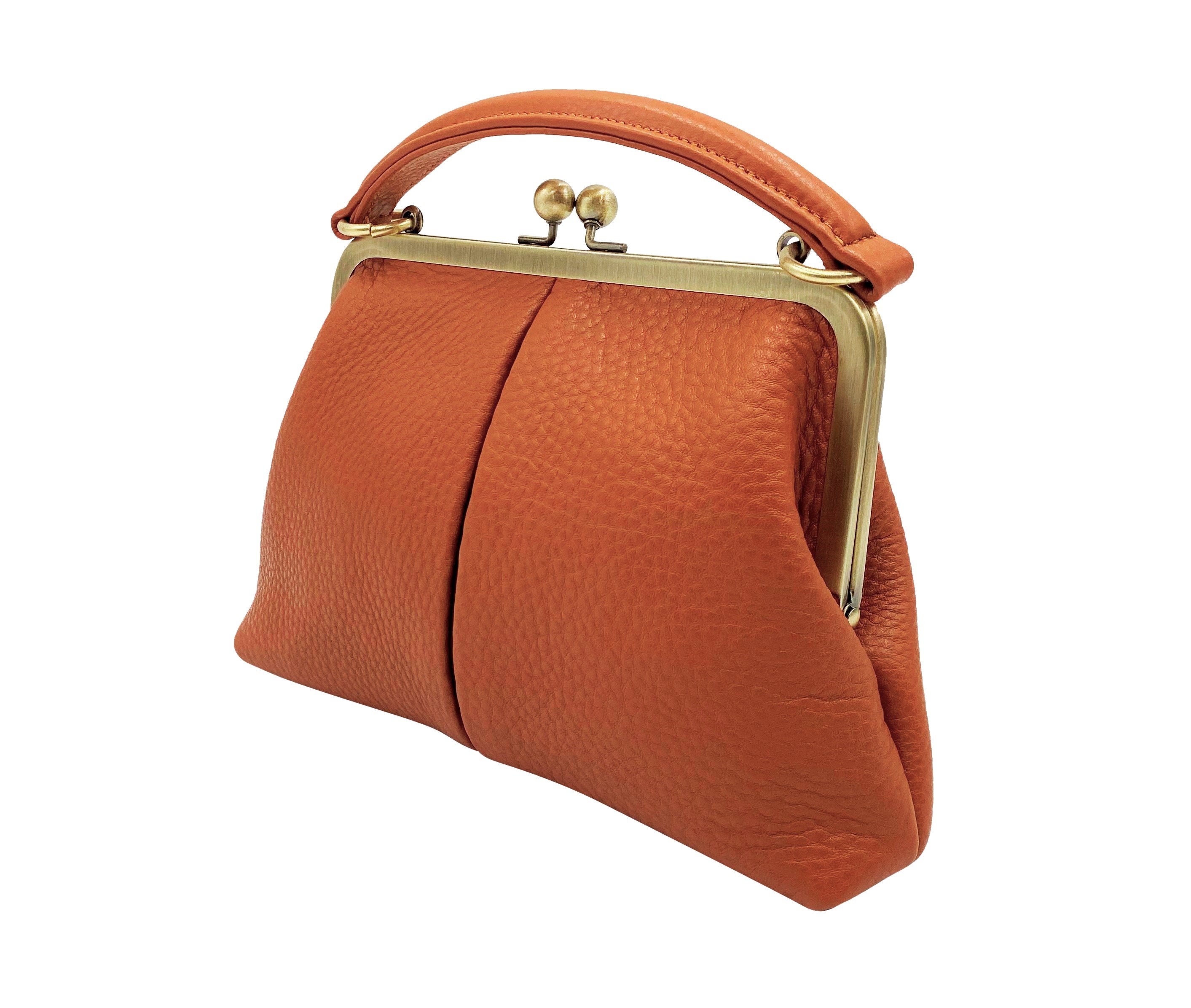 Leather Handbag little Olive Vintage Bag Etsy Australia