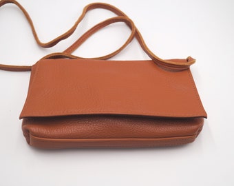 Leder Tasche "Dana" in braun, Vintage Tasche, Leder Handtasche, Henkeltasche, Schultertasche, aus echtem Leder, handmade