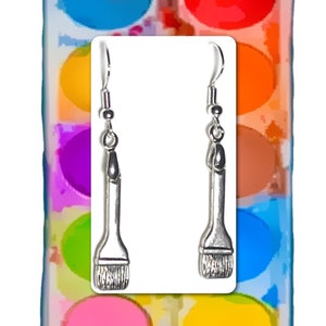 Paint Brush Earrings