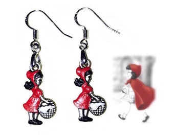 Little Red Riding Hood Earrings