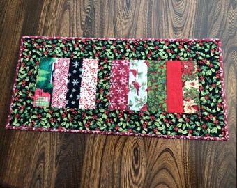 Quilted Christmas Table Runner: Handmade Winter Decor