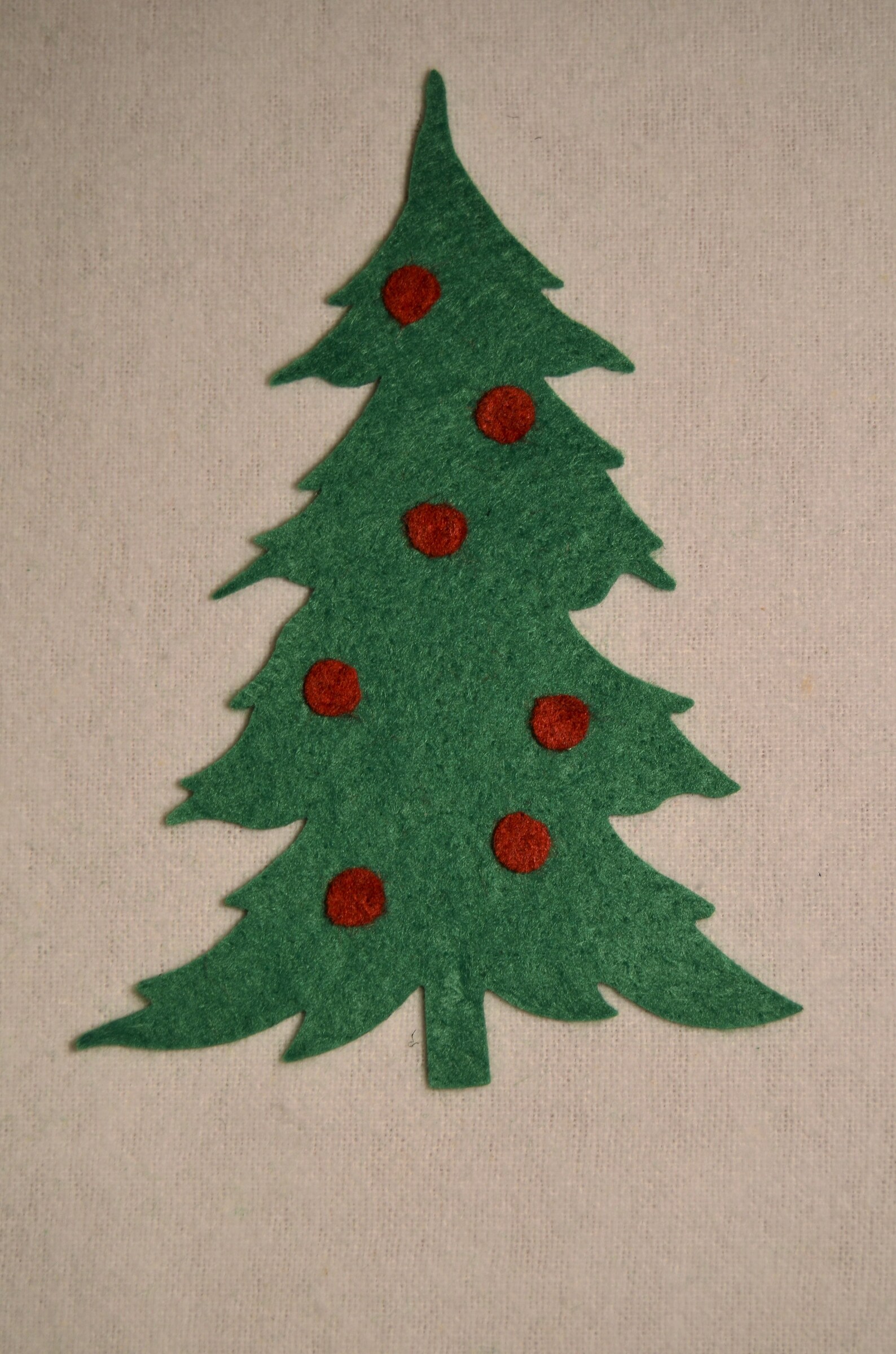 Pack of 12 Wool Blend Felt Die Cut Christmas Pine Tree Shapes Etsy