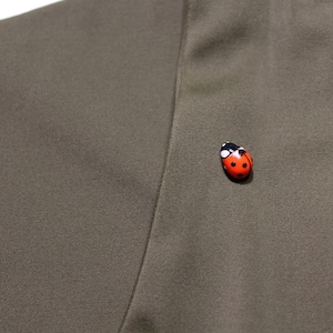 ladybug pin ladybug jewelry ladybug brooch polymer clay jewelry ladybug badge ladybird pin ladybird jewelry lady-beetle pin lady-beetle jewe