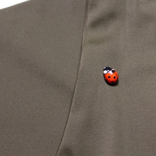 ladybug pin ladybug jewelry ladybug brooch polymer clay jewelry ladybug badge ladybird pin ladybird jewelry lady-beetle pin lady-beetle jewe