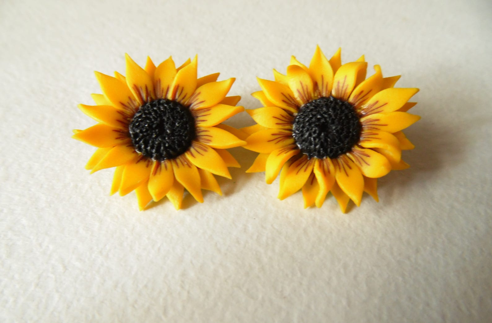 Sunflower pin Sunflower brooch polymer clay jewelry gift for Etsy
