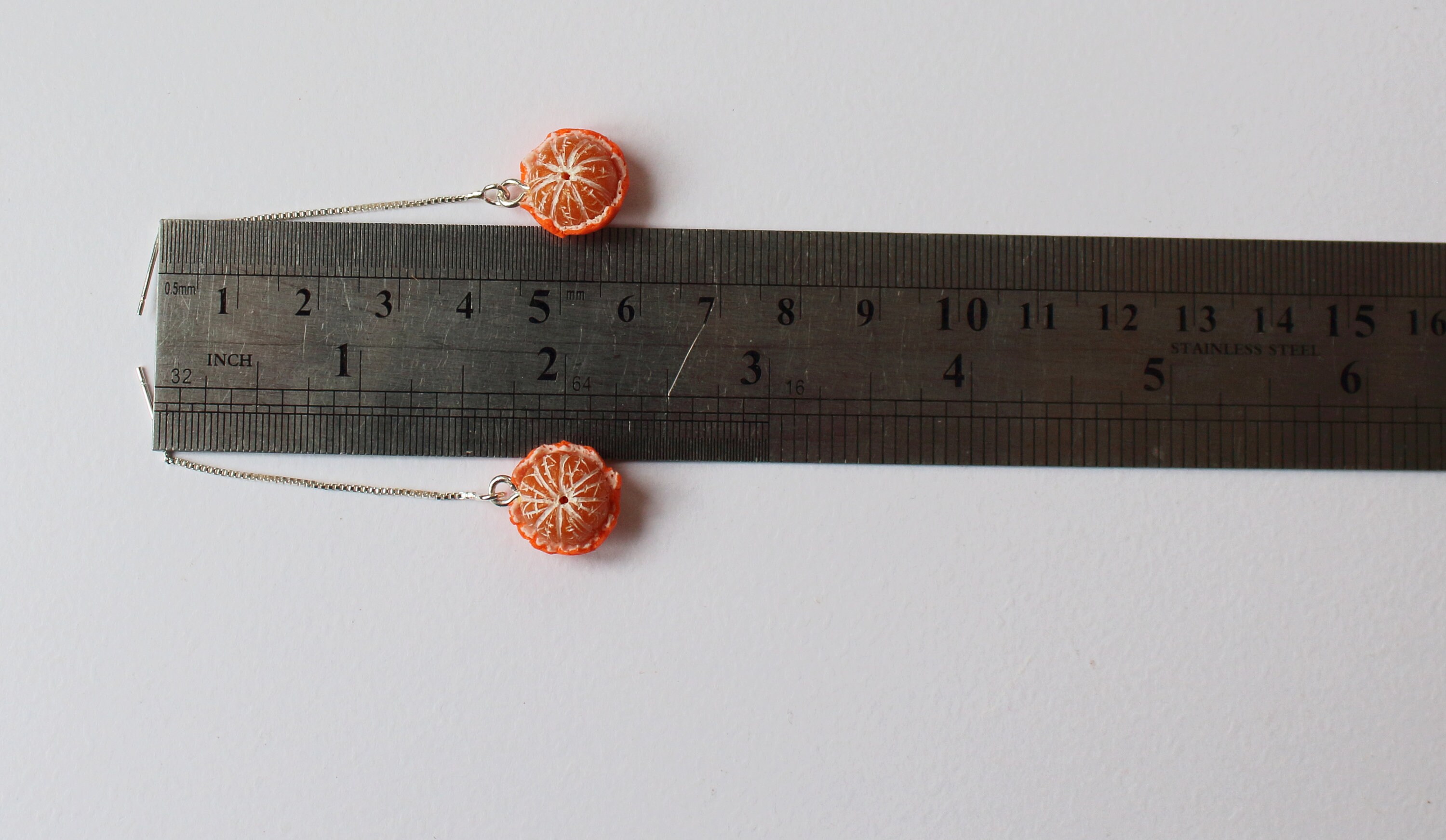 Mandarin Earrings Tangerine Jewelry Mandarin Jewelry Gift for Etsy