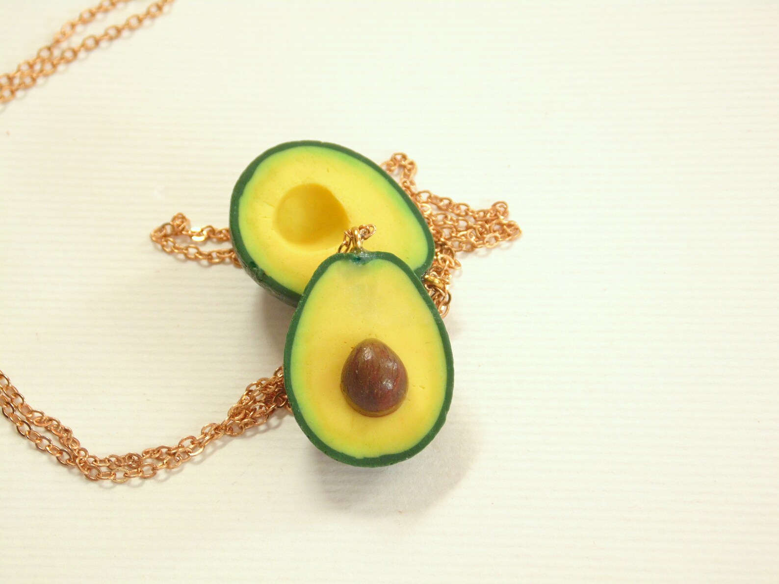 Avocado Friendship Necklace Avocado Jewelry Avocado Best Etsy