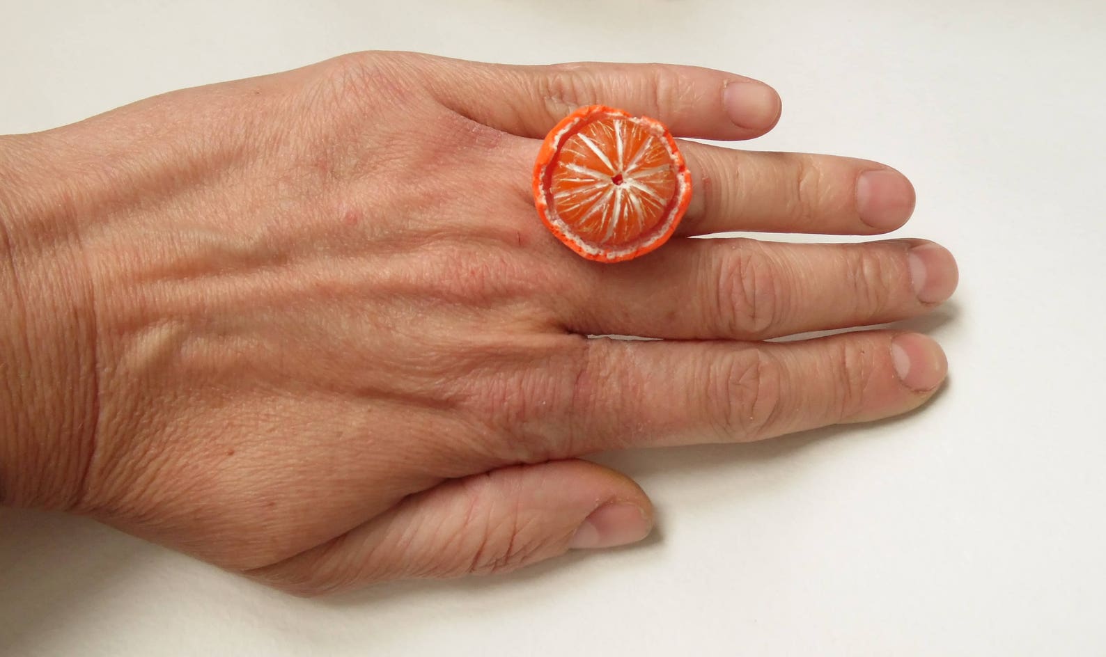 Mandarin Ring Tangerine Jewelry Mandarin Jewelry Gift for Her Etsy