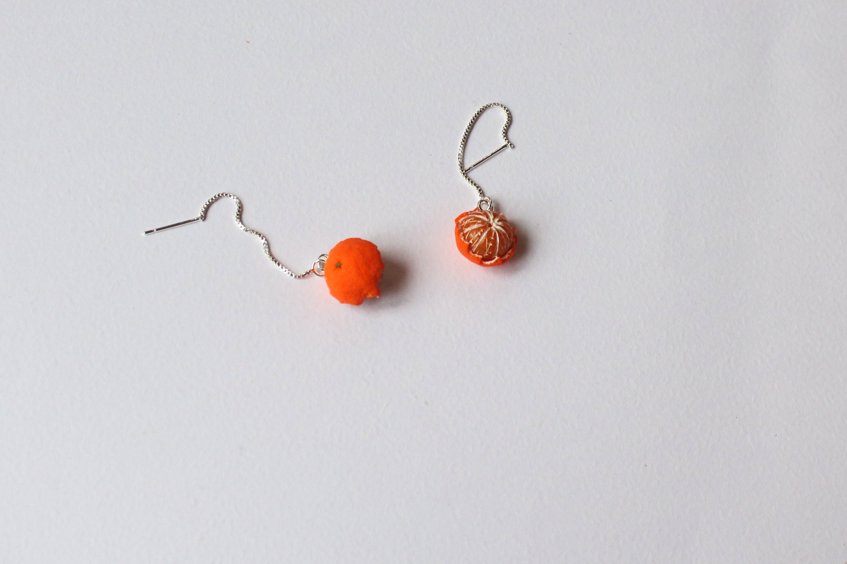 Mandarin Earrings Tangerine Jewelry Mandarin Jewelry Gift for Etsy