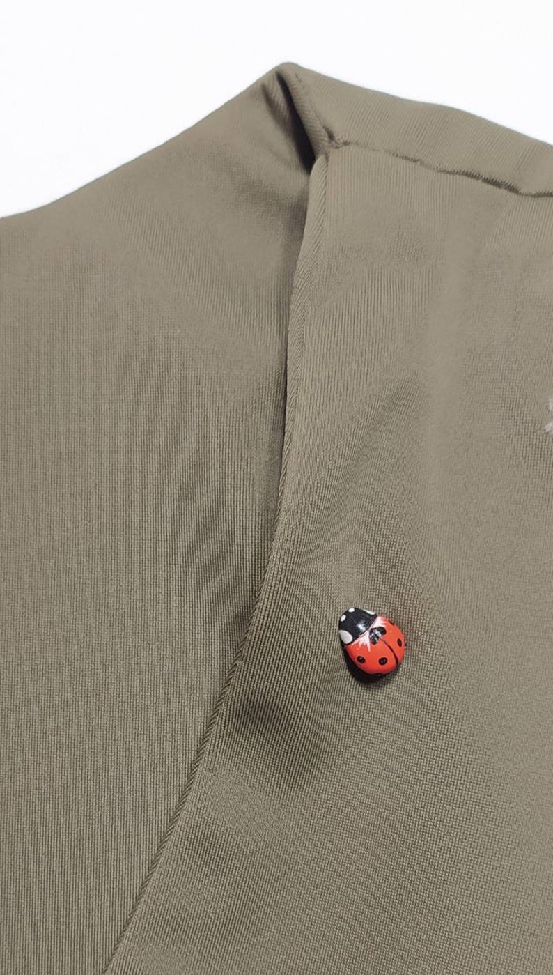 Ladybug Pin Ladybug Jewelry Ladybug Brooch Polymer Clay - Etsy