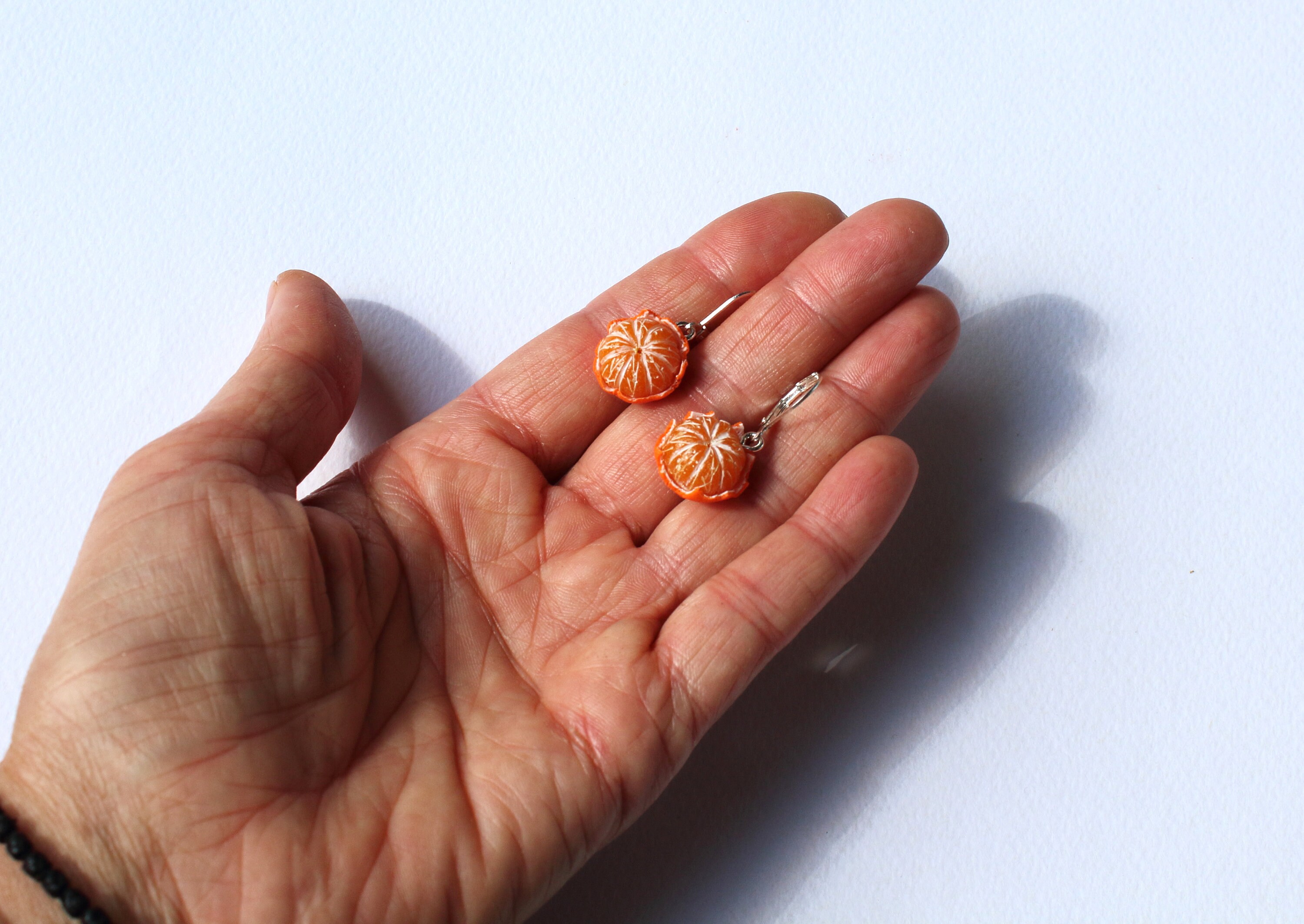 Mandarin earrings tangerine jewelry Mandarin jewelry gift for Etsy