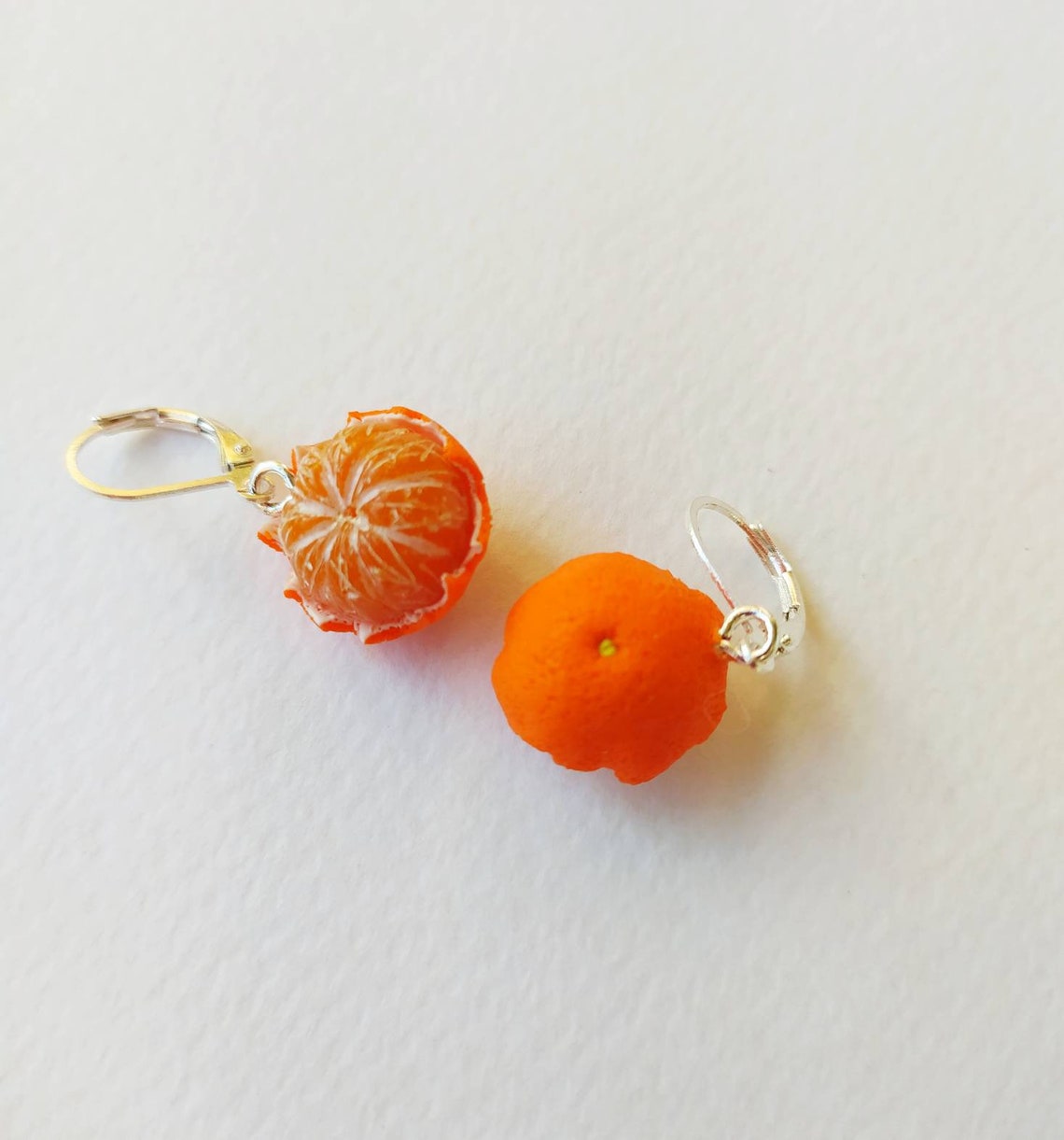 Mandarin earrings tangerine jewelry Mandarin jewelry gift for Etsy