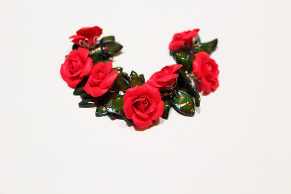 red rose bracelet