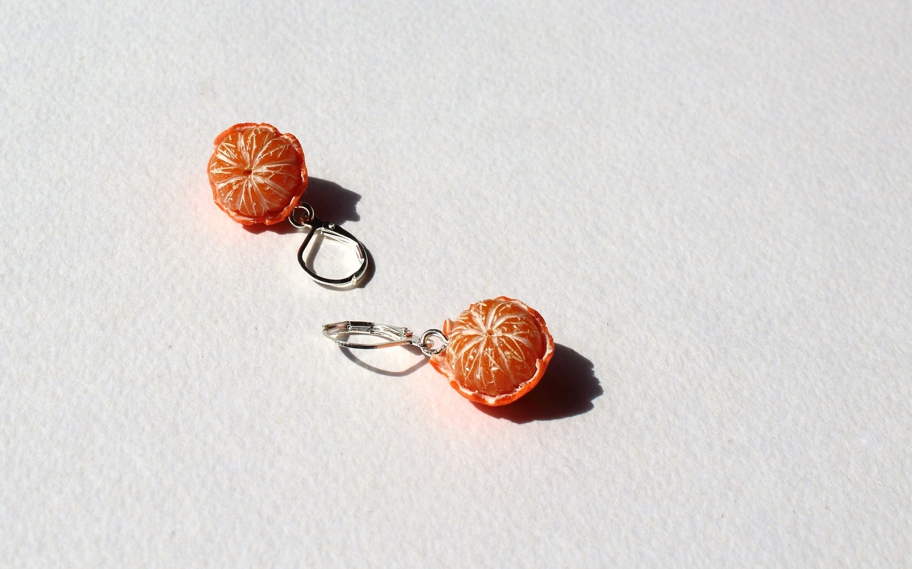 Mandarin earrings tangerine jewelry Mandarin jewelry gift for Etsy