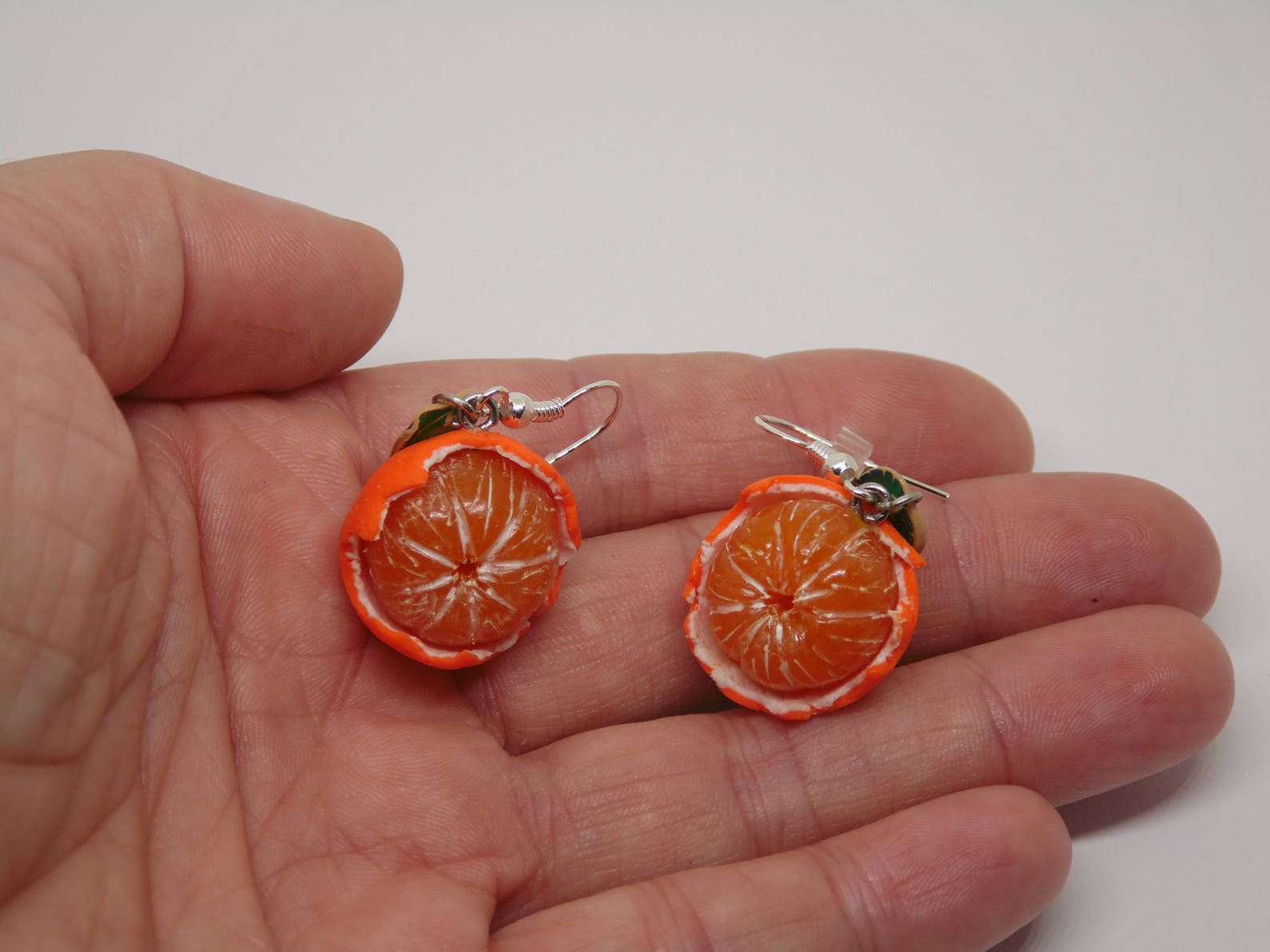 Mandarin earrings tangerine jewelry Mandarin jewelry gift for Etsy