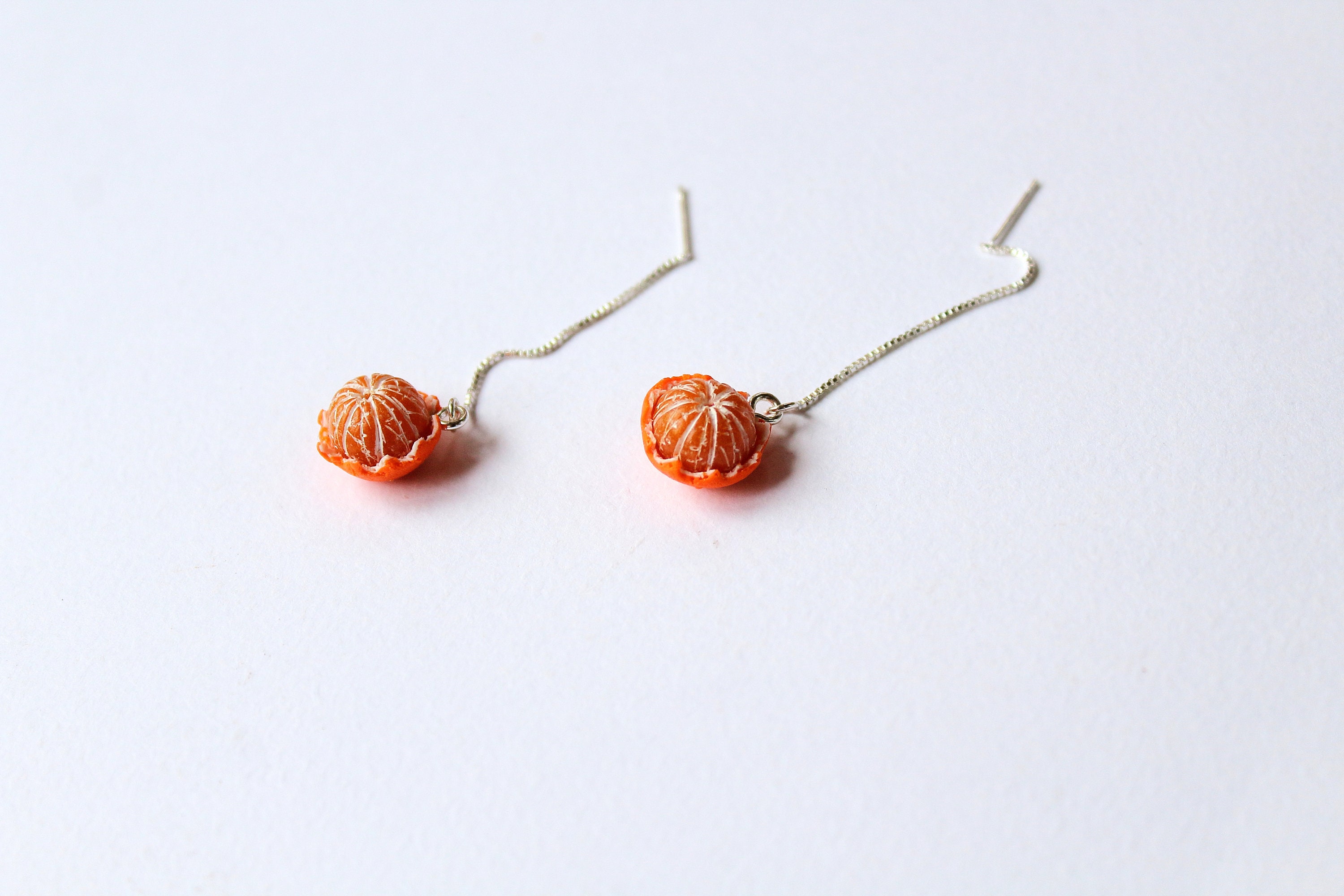 Mandarin Earrings Tangerine Jewelry Mandarin Jewelry Gift for Etsy