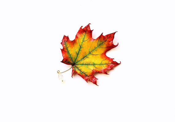 Autumn Leave Brooch Autumn Leave Brooch