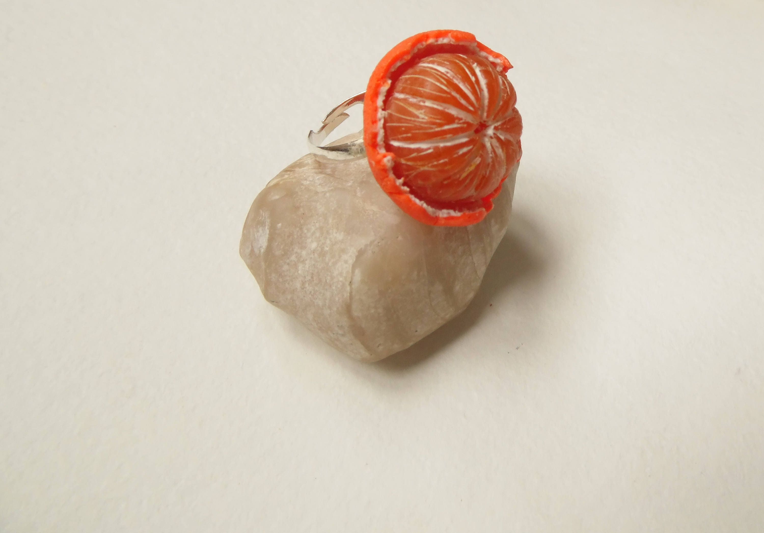 Mandarin ring tangerine jewelry Mandarin jewelry gift for her Etsy