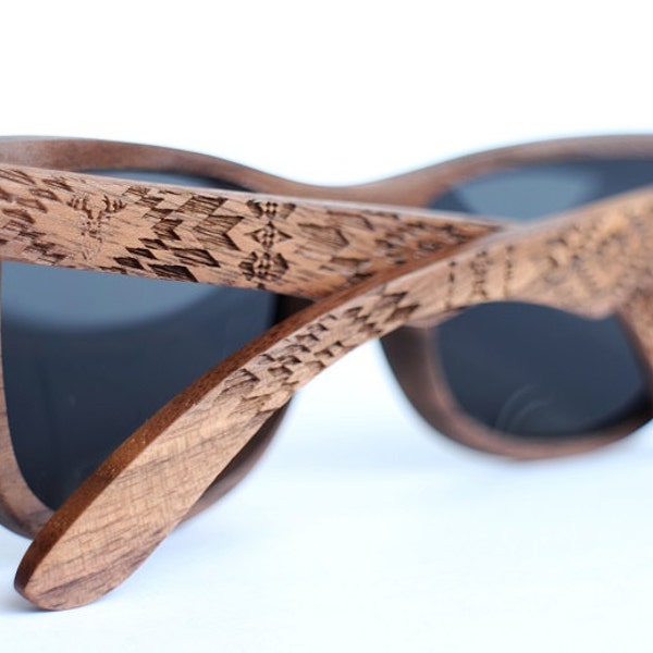 WOOD SUNGLASSES – WHISKEY – Sunglasses from Walnut by Woodeer {Pattern} Collection