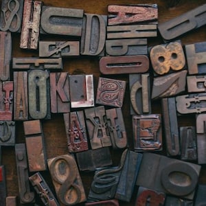 Drucker Blöcke 21x29" Decoupage Papier von Roycycled Treasures