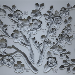 GRATIS VERZENDING - Bloom 6 x 10"-decormal van Iron Orchid Designs (IOD) nieuwe release