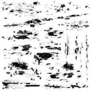 May include: Abstract black and white distressed texture with a grunge aesthetic. The texture is reminiscent of wood grain or a weathered surface.