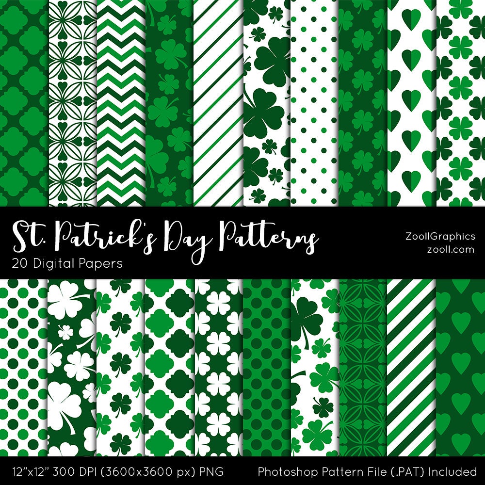 Fotohintergrund 'Kleeblatt' Für St. Patrick's Day – 2,2 X 1,5 M Vinyl, Nahtlos, Für Studio, Party & Home