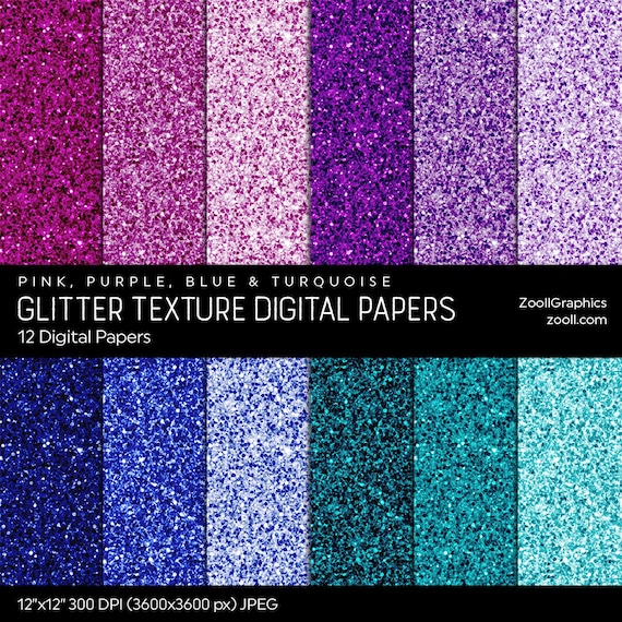 Light Blue Glitter Digital Paper,digital Paper, Contact Paper,glam Digital  Paper, Glitter Background, Digital Paper, Digital Download 