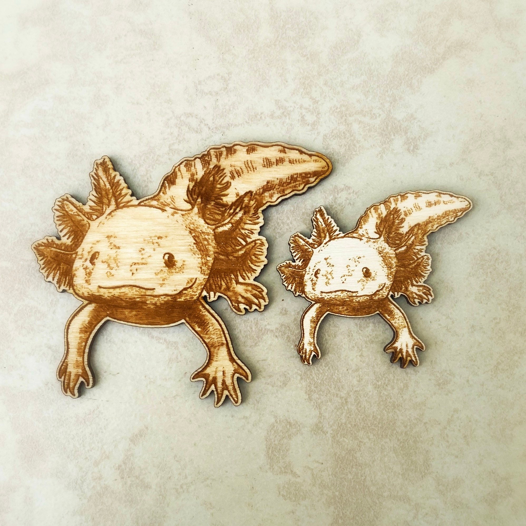 Laser Cut Wood Axolotl Ornament Cutout Decoration Axolotl Etsy UK