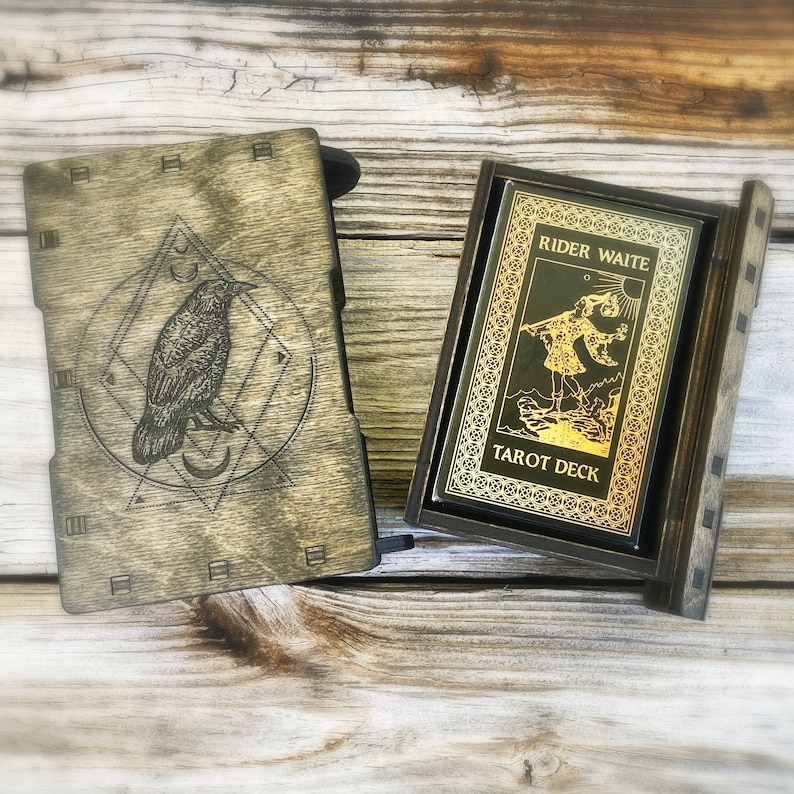 Personalized Tarot Card Box Tarot Card Box Tarot Card Etsy