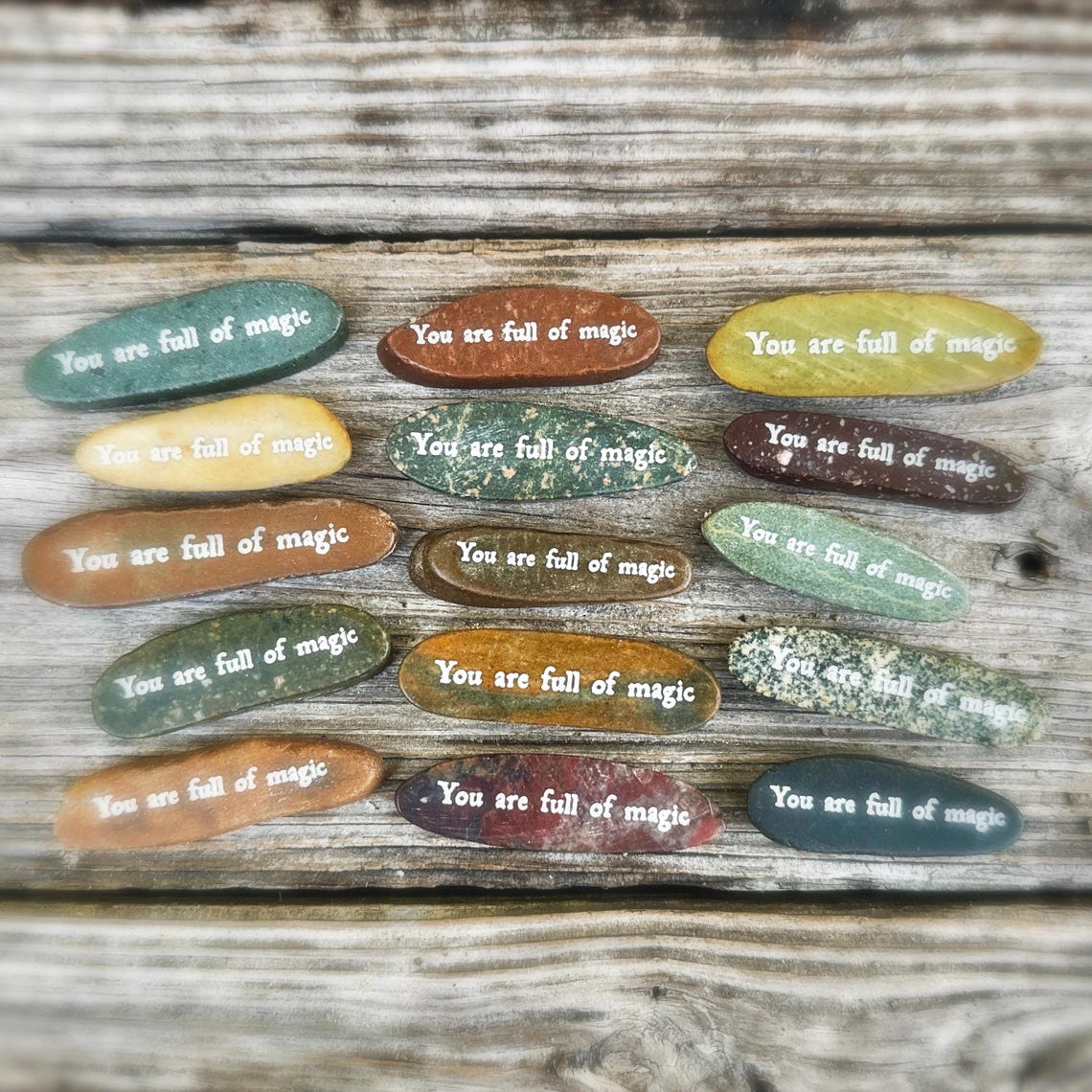 Motivational Word Rocks Word Stones, Engraved River Rocks, Inspirational Word Stones ...