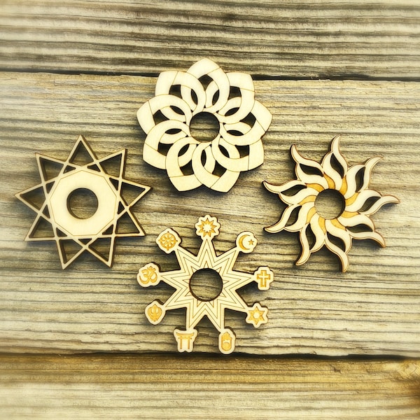 Baha’i mandala sphere stands, mandala sphere holder, wood sphere stand, nine pointed star sphere stands, mandala sphere stands