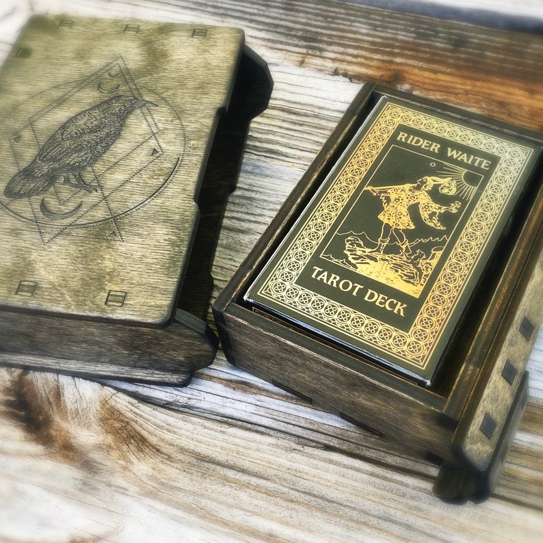 Personalized Tarot Card Box Tarot Card Box Tarot Card Etsy