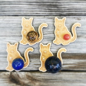 Wholesale mystical collection wood sphere holders, sphere stands, cat sphere stand, wholesale sphere stands