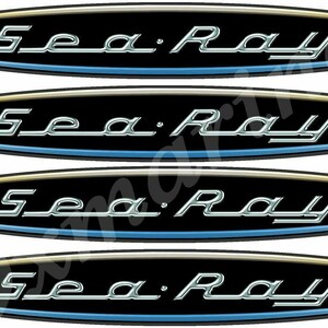 Sea Ray Boat Sticker - Etsy