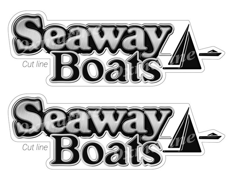 2 Seaway Boat Stickers Replica of Original 10 on Etsy