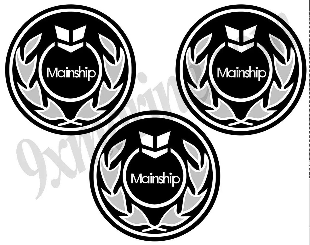 Main Charters Sticker Mainship Vinyl Decal Boat Stickers 3 Pc Set, 4