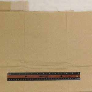 Destash- Tan Quilter&#39;s Cotton Fabric Remnant (E-092)