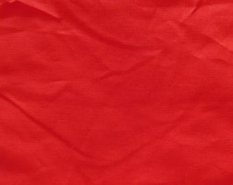 Destash- Over 3 Yards of Solid Red Quilt Backing Fabric (G-300)