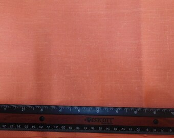 Destash- Dark Peach Vintage Woven Fabric Remnant (D-125)