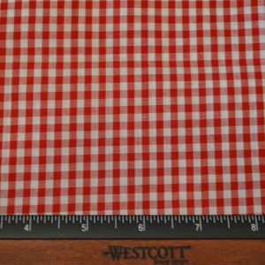 Destash- Grand reste de tissu de tissu de chemise red Gingham (D-023)