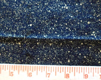Destash- Over Half A Yard of Black and Gold Fleck Print Cotton Fabric (G-332)