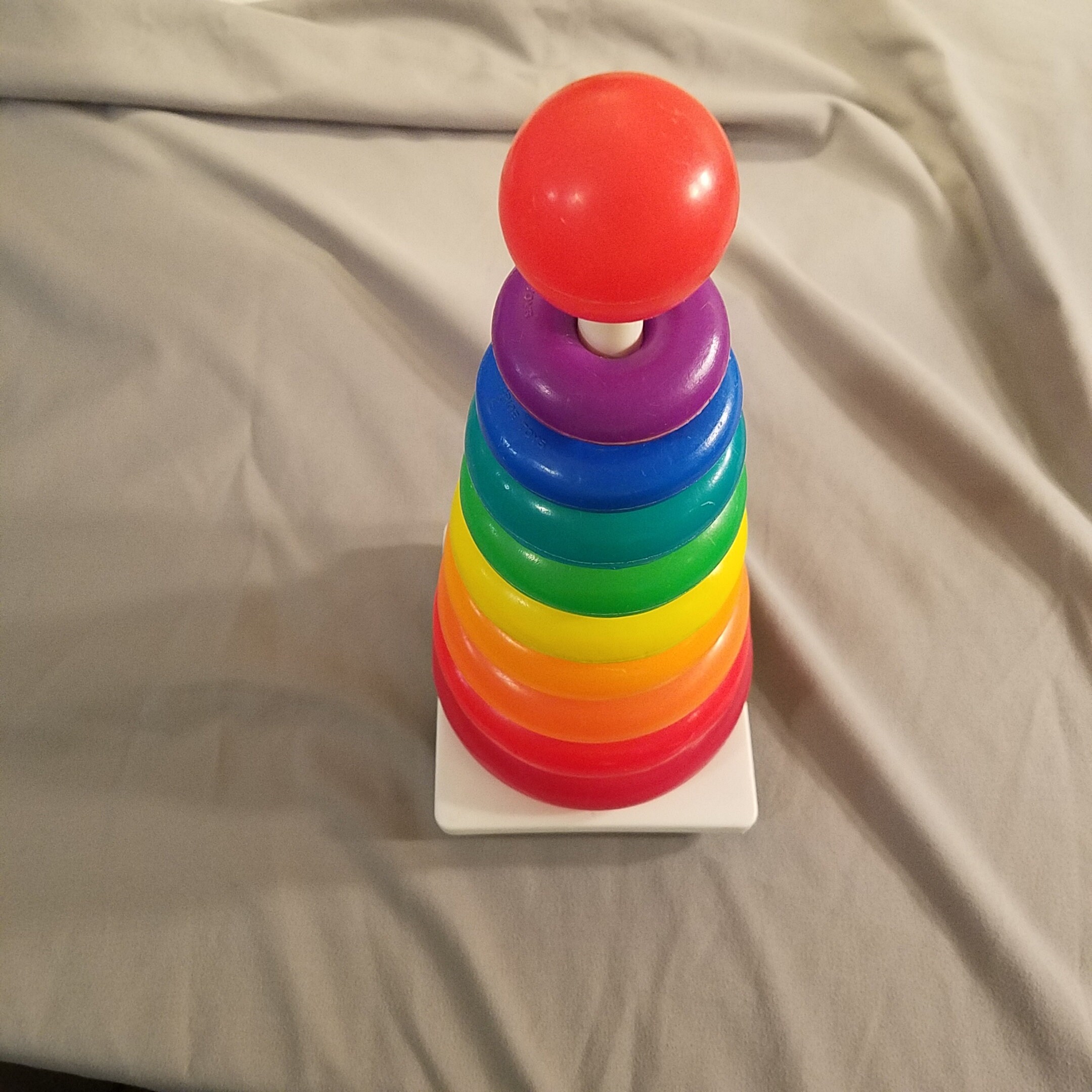 Vintage Fisher Price Stacking Ring Toy 740 free shipping Etsy